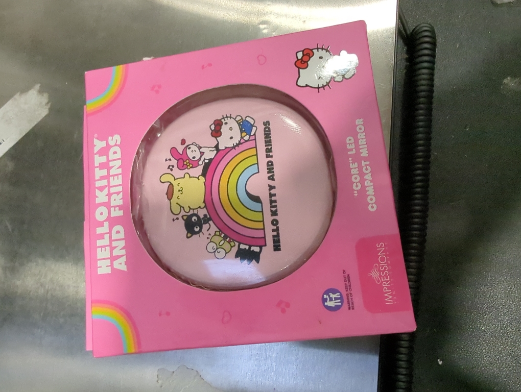 Hello Kitty and friends compact mirror with LED light