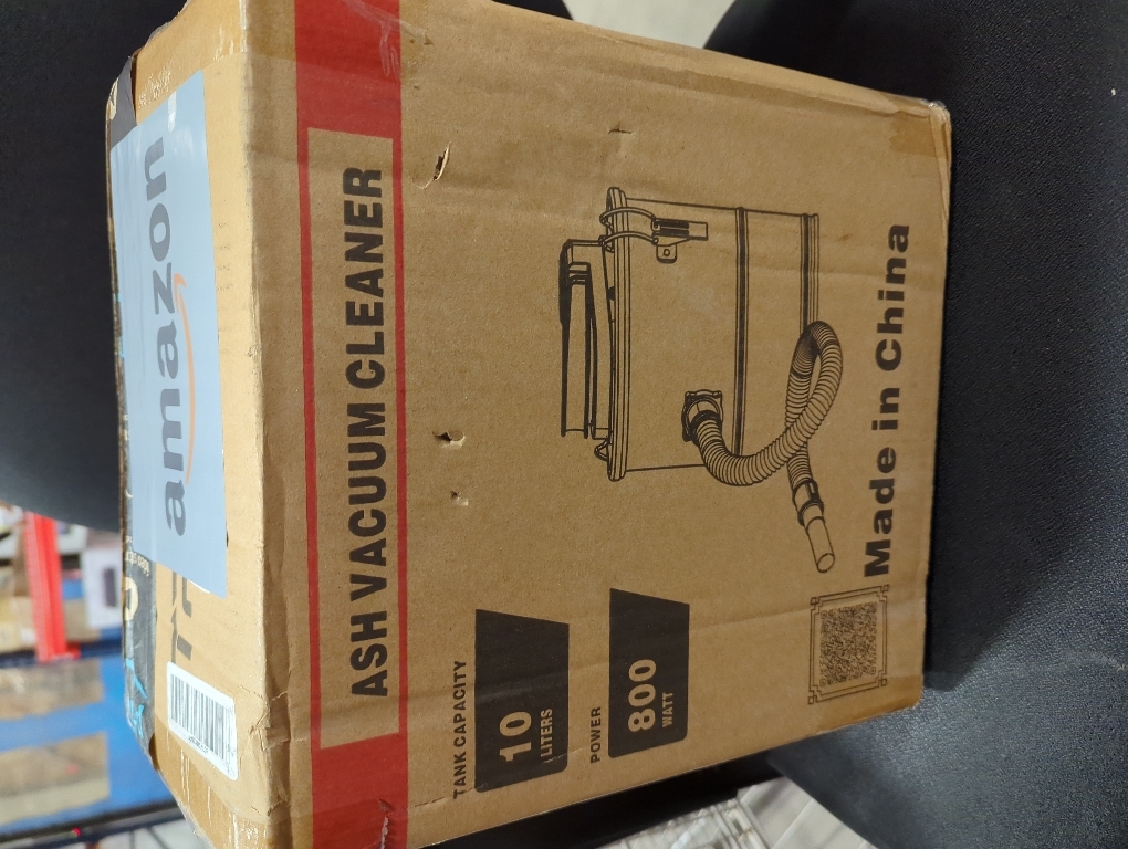 Ash Vacuum Cleaner,2.6 Gallon Heat-Resistant Lightweight Canister Vac Cleaners with 800W Powerful Suction and Blowing for Home