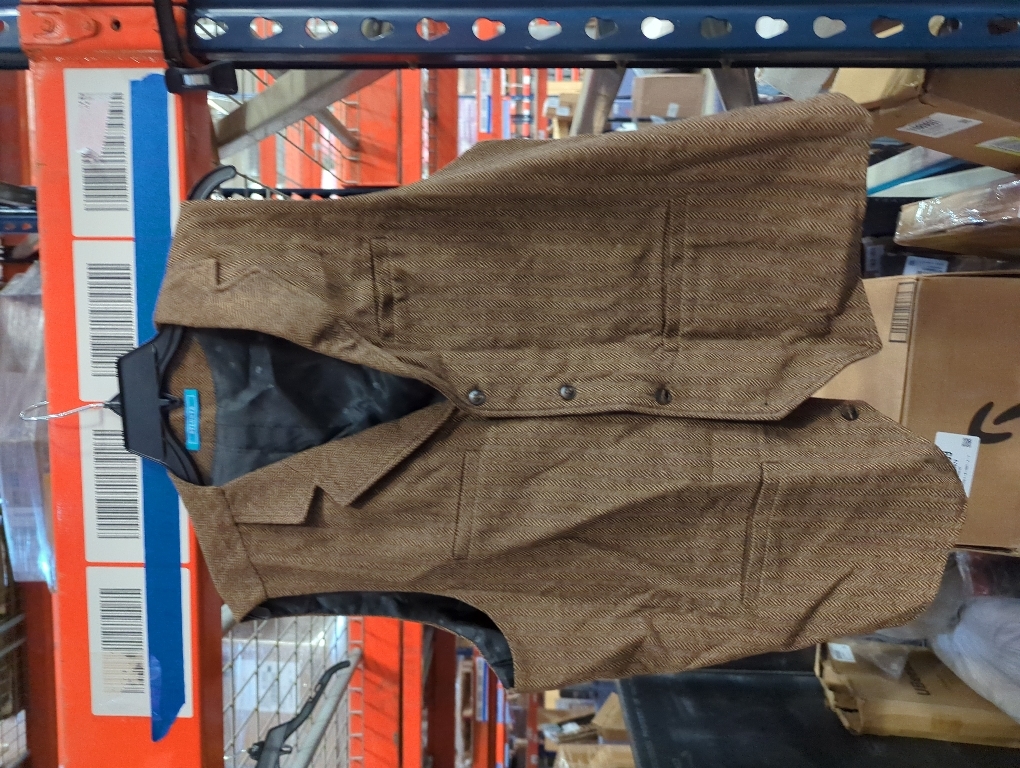 Size M HRQSNZAQC Men's Retro British Style Business Suit Waistcoat - Winter Warm