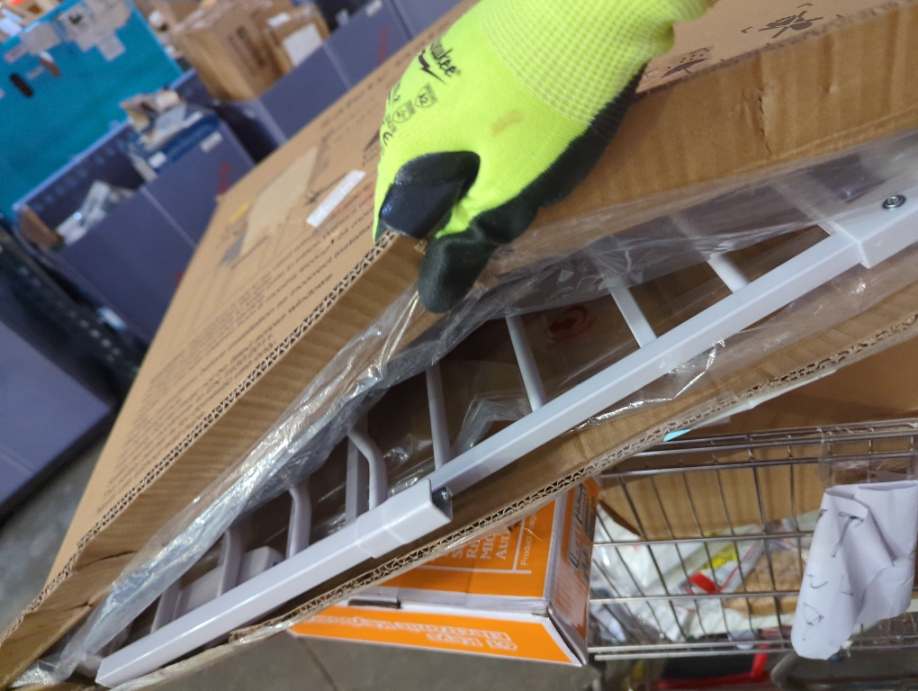 Baby Gate with Cat Door for Stairs - Baby Gate with Pet Door Auto Close 29.5-48.5 Safety Metal Dog Gate for Door Ways/Stairs/House/Walk Through with Includes 2 Extension Pieces and 4 Wall Cups