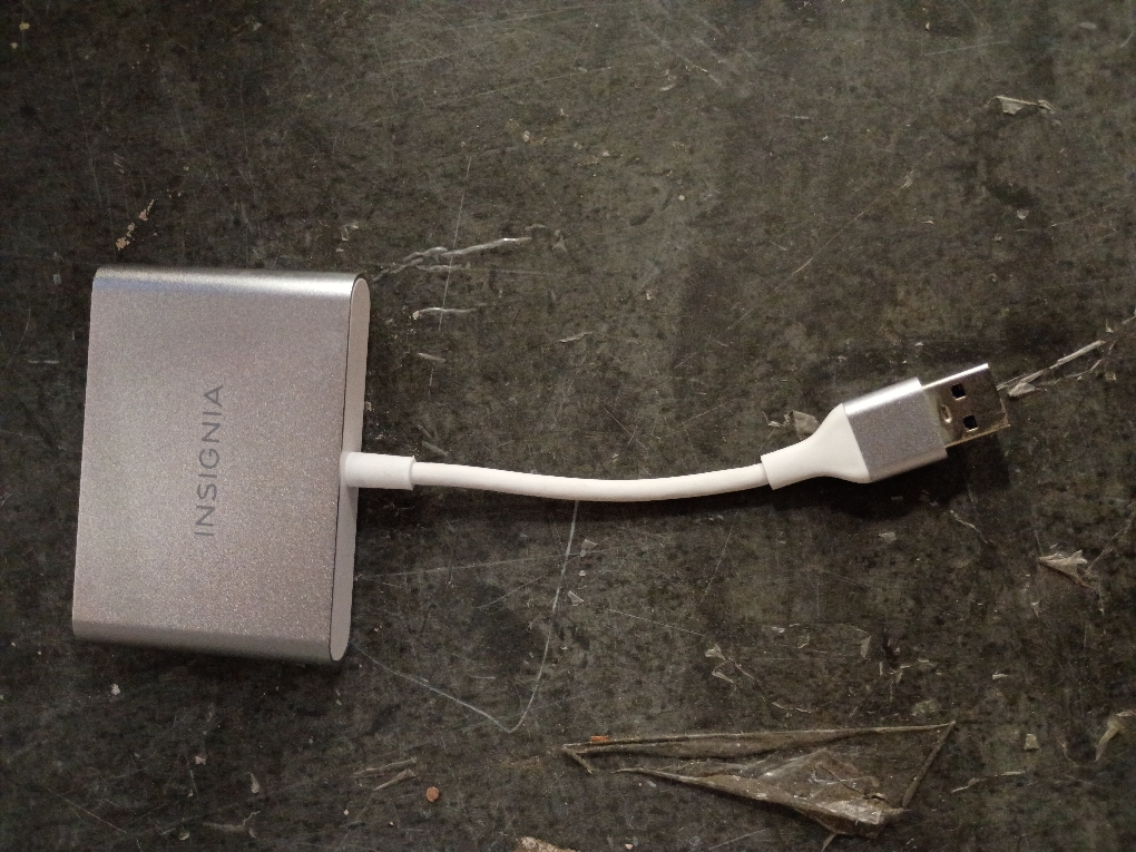 Insignia USB 3.0 to Dual HDMI with 4K Adapter NS-PU32H4A-C