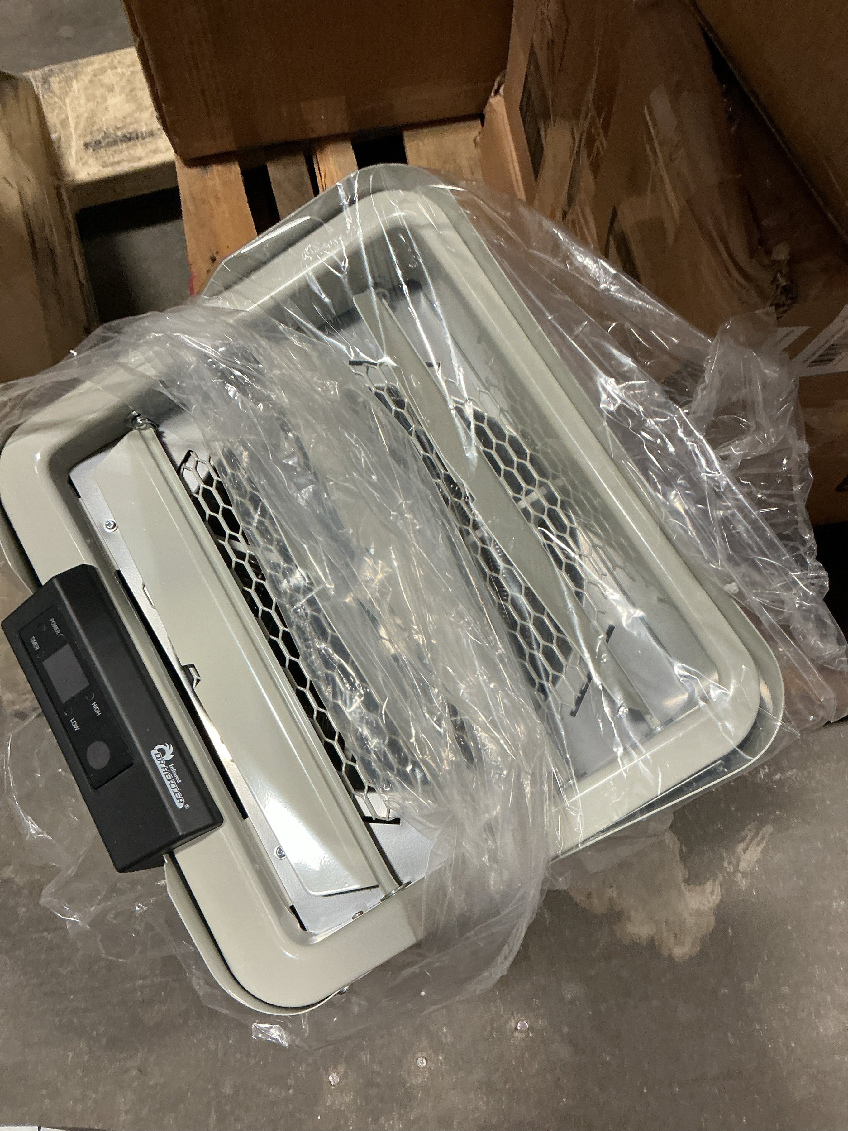 7500-Watt 240-Volt Hardwired Shop Garage Electric Heater Wall/Ceiling Mounted with Remote Controlled Thermostat