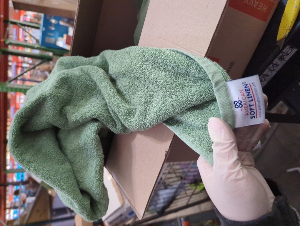 American Soft Linen Luxury 4 Piece Bath Towel Set, 600 GSM 100% Cotton Turkish Bath Towels for Bathroom, 27x54 in Large Bathroom Shower Towels, Sage Green