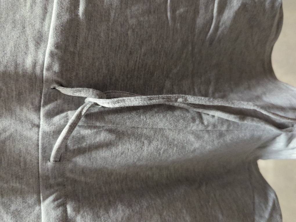 Sleeveless Drawstring Waist Button Tank Romper Heather Grey S