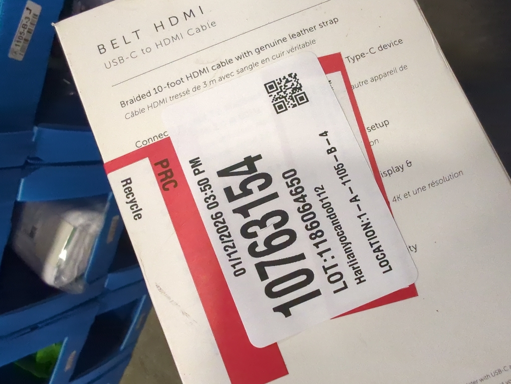 Native Union Belt Cable USB-C to Hdmi 3m Zebra