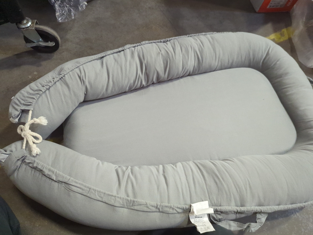 Baby Lounger - Infant Lounger for Newborn 0-24 Months, Pure Cotton Breathable Baby Nest Lounger Cover, Newborn Essentials for Baby Boys & Girls, Portable Baby Lounger for Home and Travel