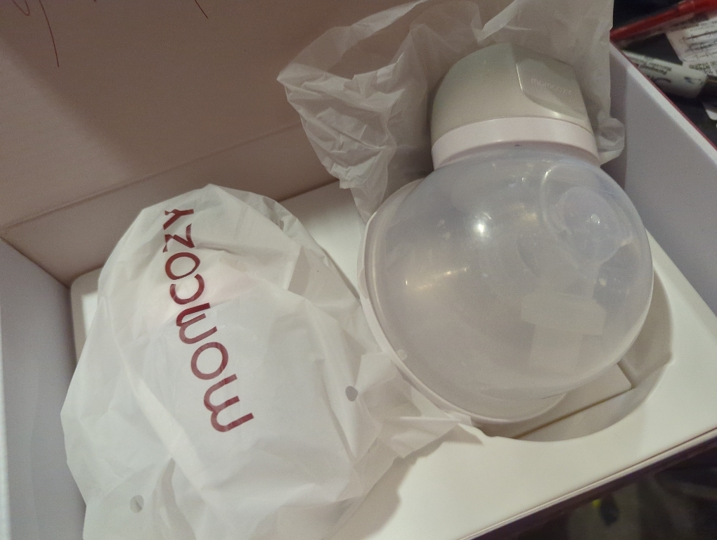 Momcozy Hands-Free Breast Pump S12 Pro, Wearable & Portable Pump with Soft DoubleFit Flange, 3 Modes | 9 Levels Double Electric Pump, Smart Display, 24mm, 2 Pack, Cozy