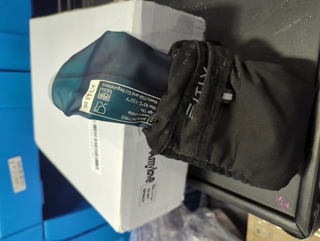 FITLY Running Handheld Water Bottle 12 oz Soft Flask - Hand Water Bottle For Runners, Hiking, Skiing & Outdoor Activity - Fits F2, F2, F3 & F4 Collapsible Flask - Hydration Holder with Pocket