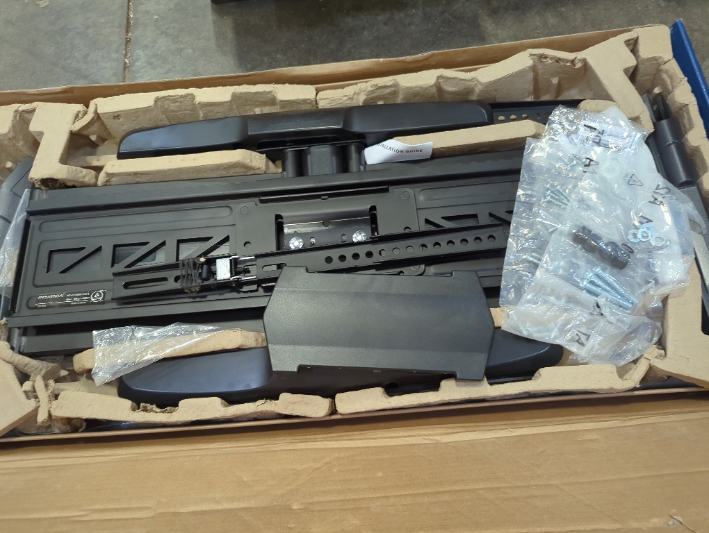 Insignia - 47 - 90 Full Motion TV Wall Mount - Black