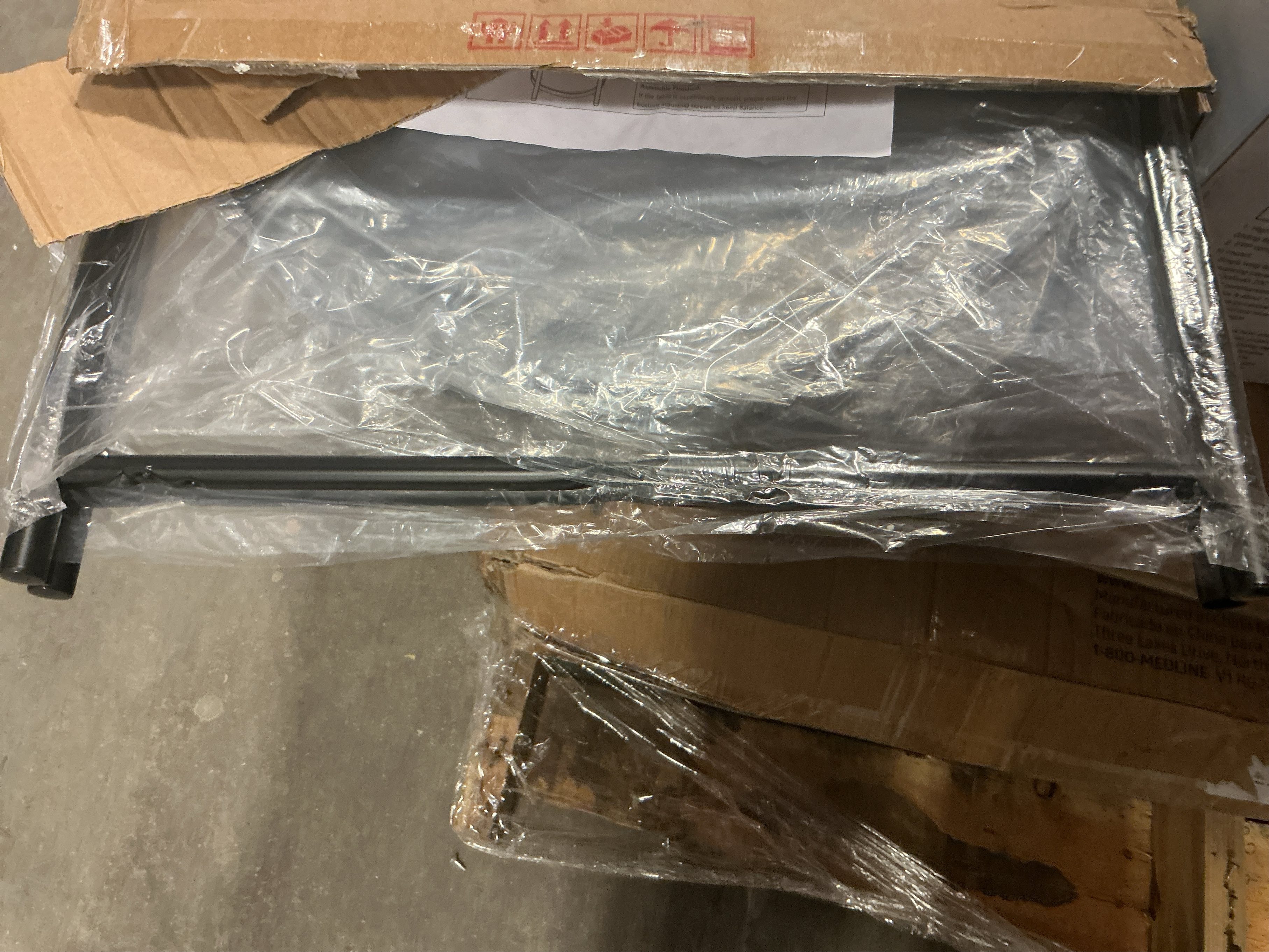 EKNITEY 2 Tier End Table - Metal Side Table Waterproof Small Sofa Coffee Side Tables Bedroom Indoor Outdoor with Removable Tray for Living Room Bedroom Balcony and Office (Black)