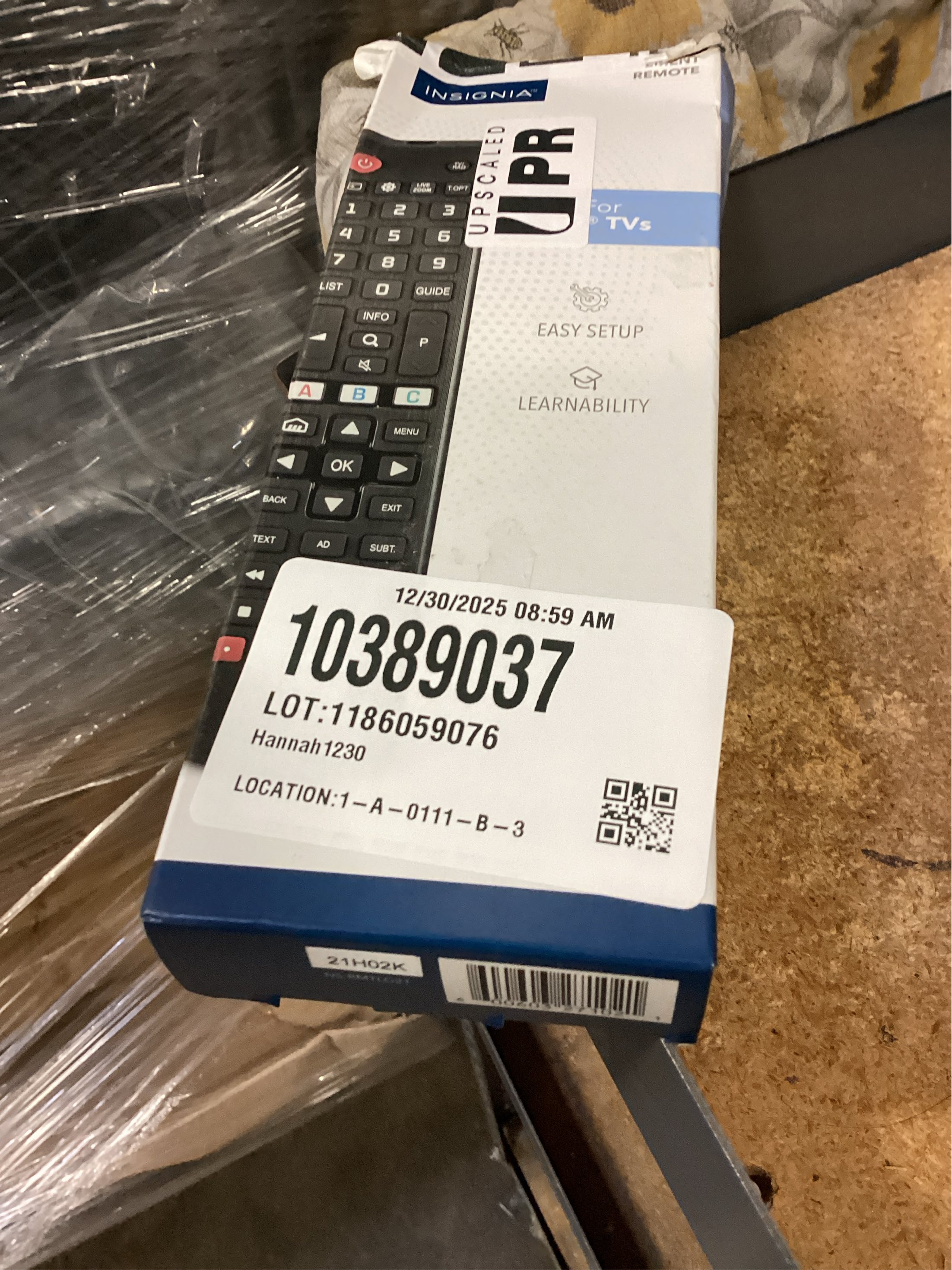 Insignia™ - Replacement Remote for LG TVs - Black