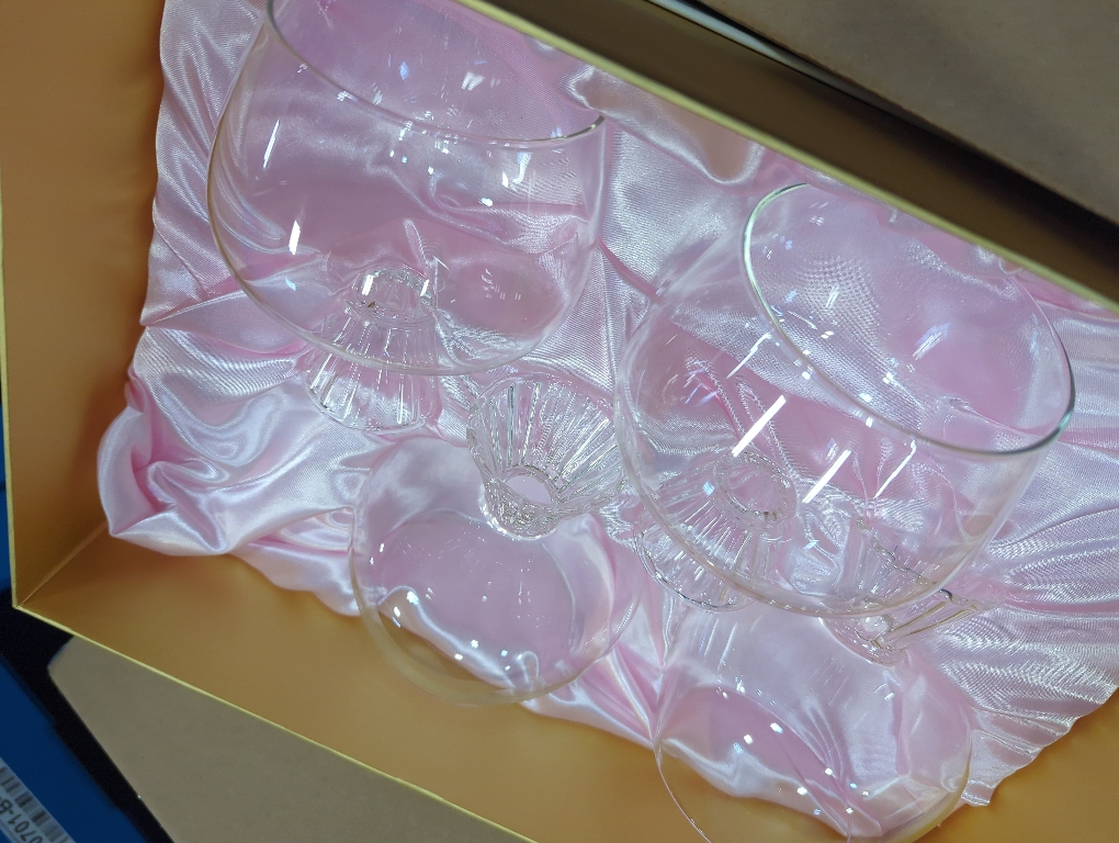 BELLAFORTE Goblet Cocktail Glasses, Brandy Glasses, Cognac Glasses | Set of 4 | 19 Oz, Modern Clear Glassware for Gin Tonic, Aperol Spritz, Premium Bo