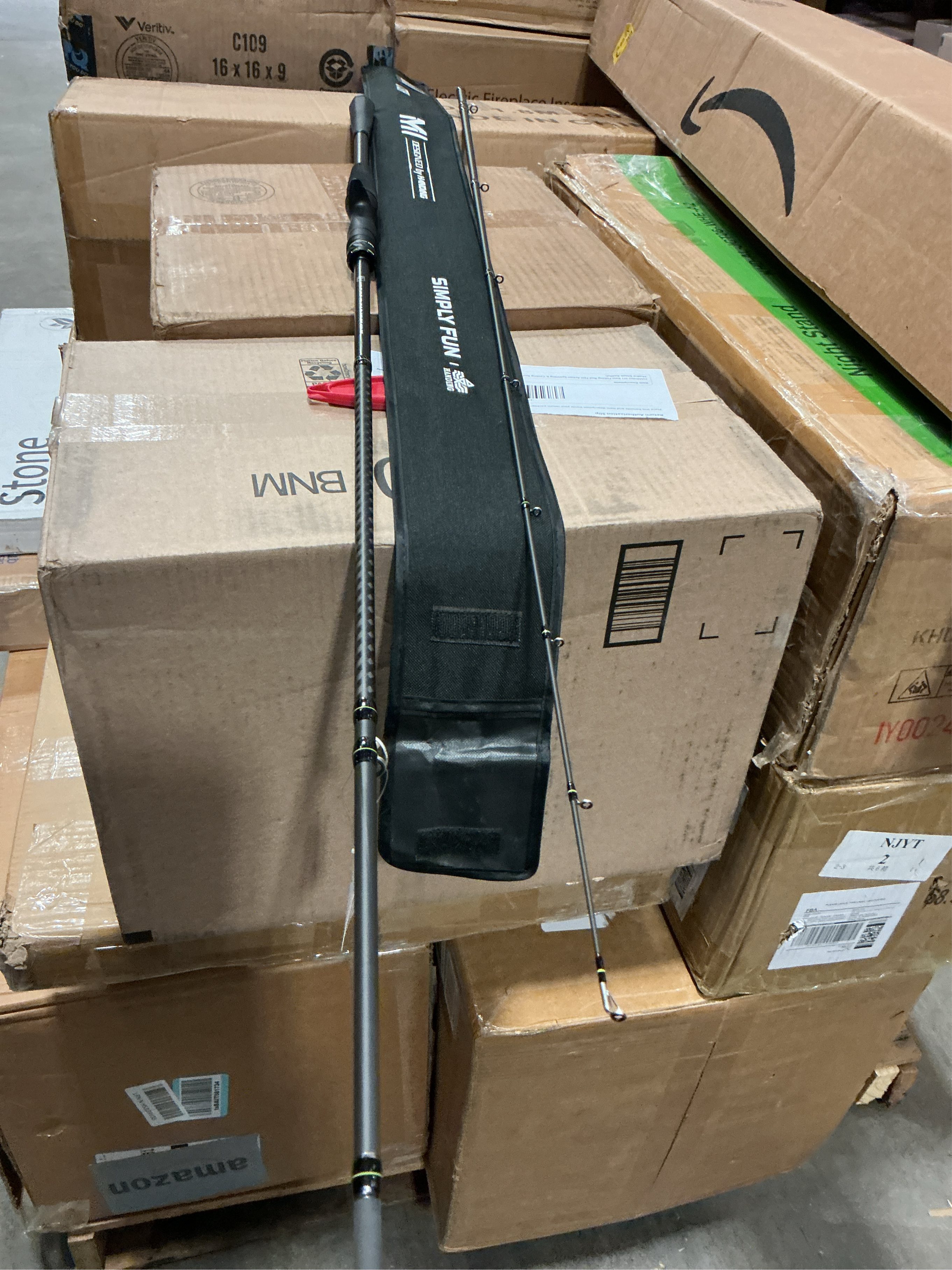 HANDING M1 Bass Fishing Rod Fast Action Spinning & Casting Rod with Fuji Guide Rings for Trout Walleye Bass Northern Pike Muskie Snook Redfish