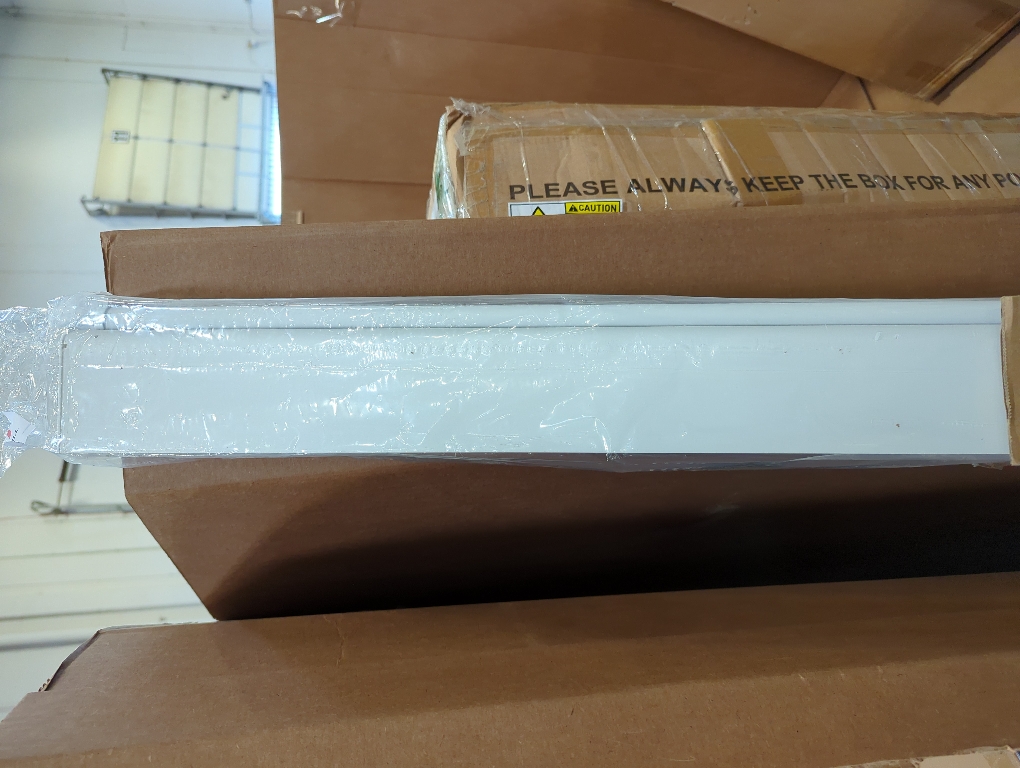 White Persilux Blackout Cordless Zebra Blinds for Windows (34 W x 72 H, White) with Upgraded Cassette Light Filtering Dual Layers Sheer Window Shades for Office and Home, Easy to Install