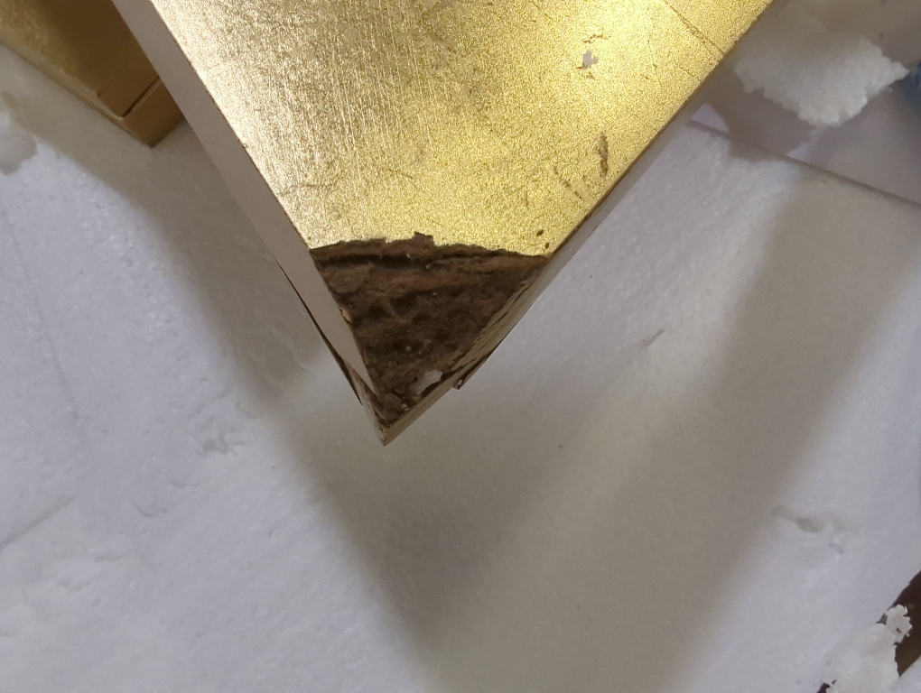 Renwil Leah Wall Sculpture in Gold Leaf