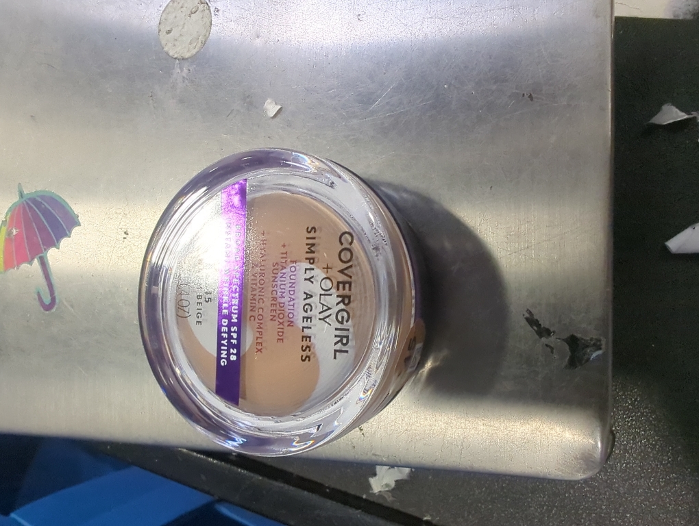 COVERGIRL   Olay Simply Ageless Wrinkle Defying Foundation Compact - 245 Warm Beige - 0.4oz