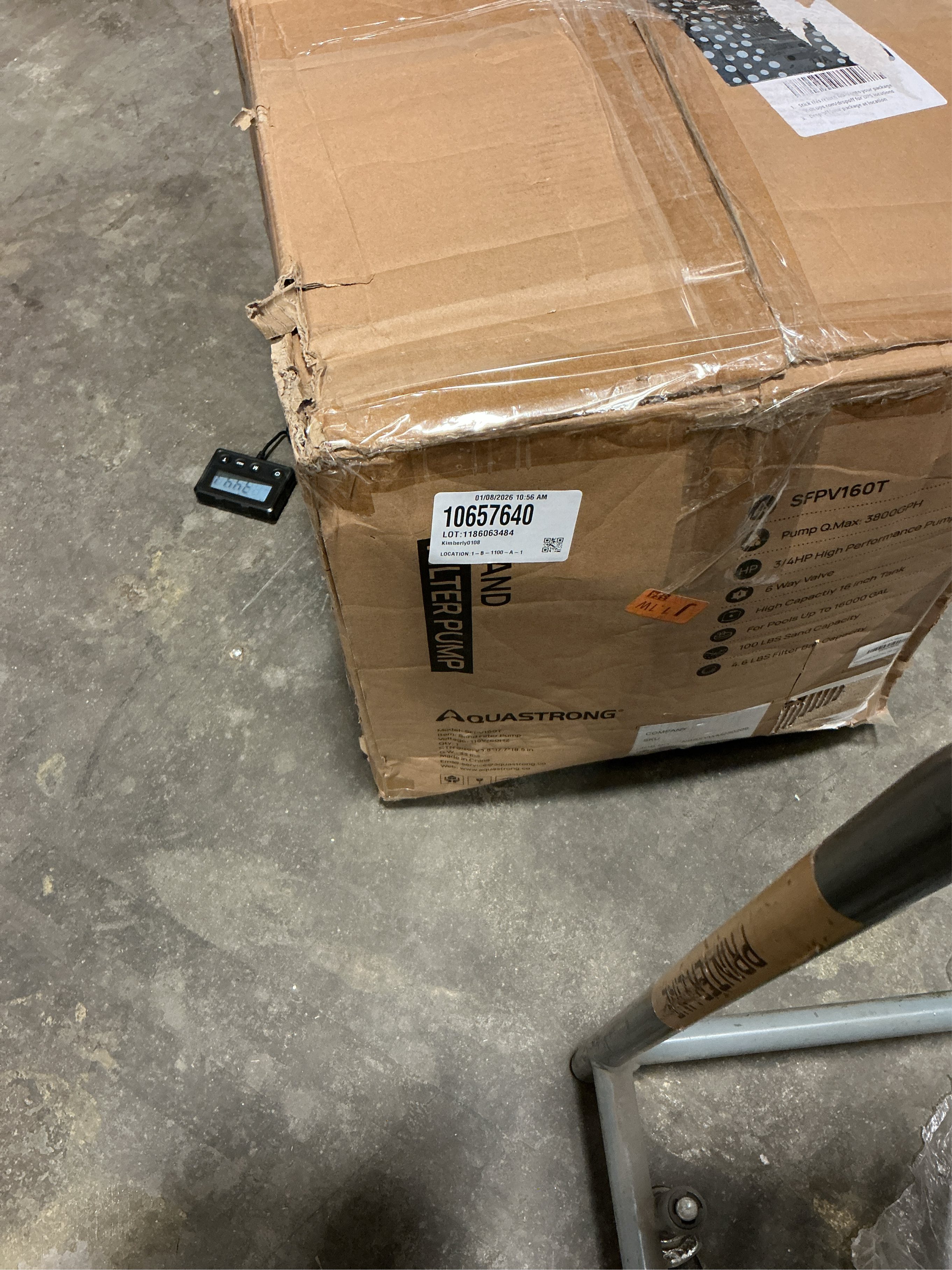 AQUASTRONG 16in Sand Filter Pump for Above Ground Pool with Timer, 3/4 HP Pool Pumps Above Ground 3800 GPH for Pools up to 16000 GAL, Pool Filter with 6-Way Valve, Improved Circulation and Filtration