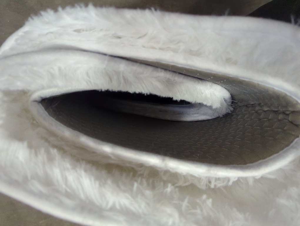 Ophanie Round Rug 5Ft White Circle Area Rug, Aesthetic Room Decor, Fluffy Fuzzy Bedroom Carpet, Plush Soft Shaggy Living Room Rugs for Kids Home Decor, Nursery