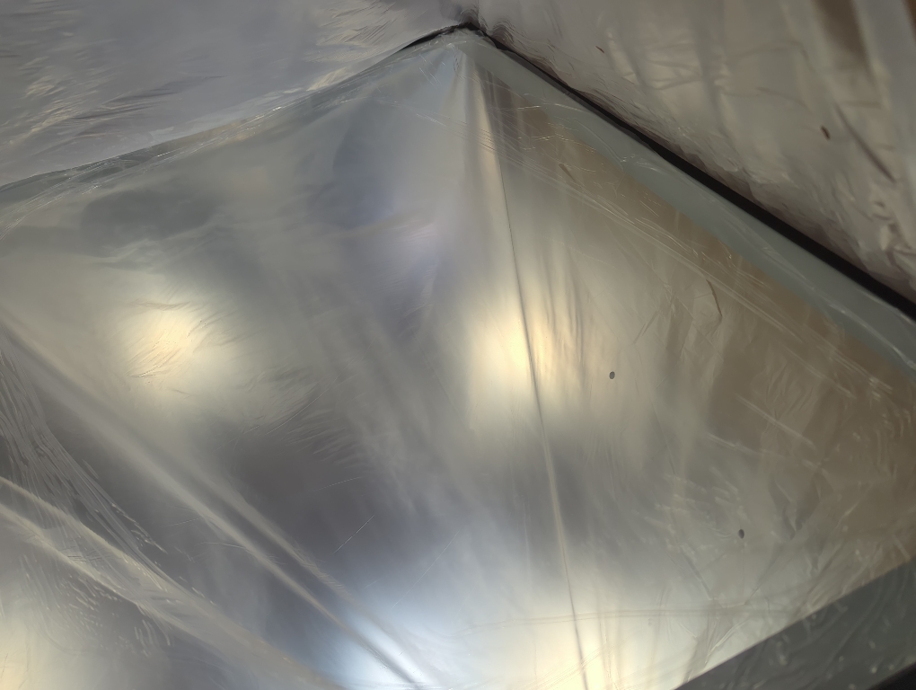 Size 40 x 36 ISKM Framed LED Mirror for Bathroom 40x36, Dimmable LED Bathroom Mirror with Lights, Anti-Fog, Front and Backlit Lighted Mirror 3-Colors, Shatterproof, Memory Function