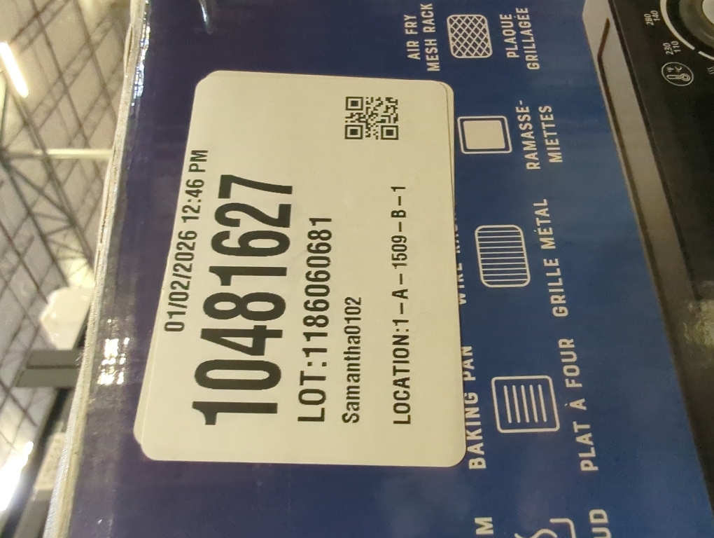 Oster 18-Quart Toaster Oven With Air Fry Matte Black