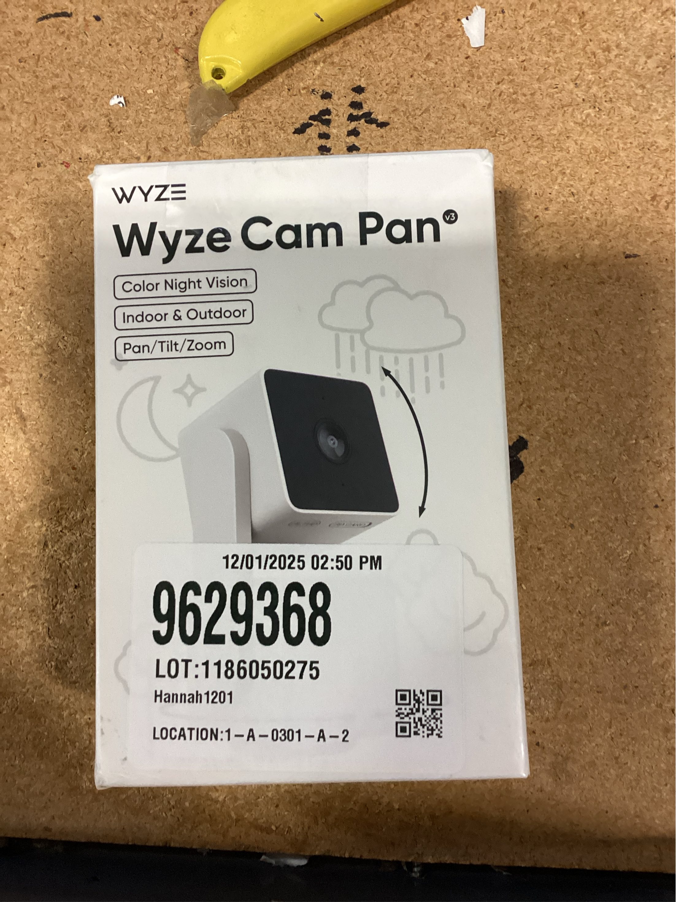 Wyze Pan v3 Wired Indoor/Outdoor 1080P HD Home Security Camera with Privacy Mode