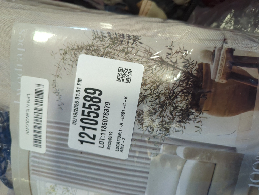 H.VERSAILTEX Linen Curtains 100% Blackout Curtains for Bedroom 84 inch Long Full Light Blocking Nature Linen Blended Window Curtains for Living Room Nickel Grommet (2 Panels, Heathered Natural)