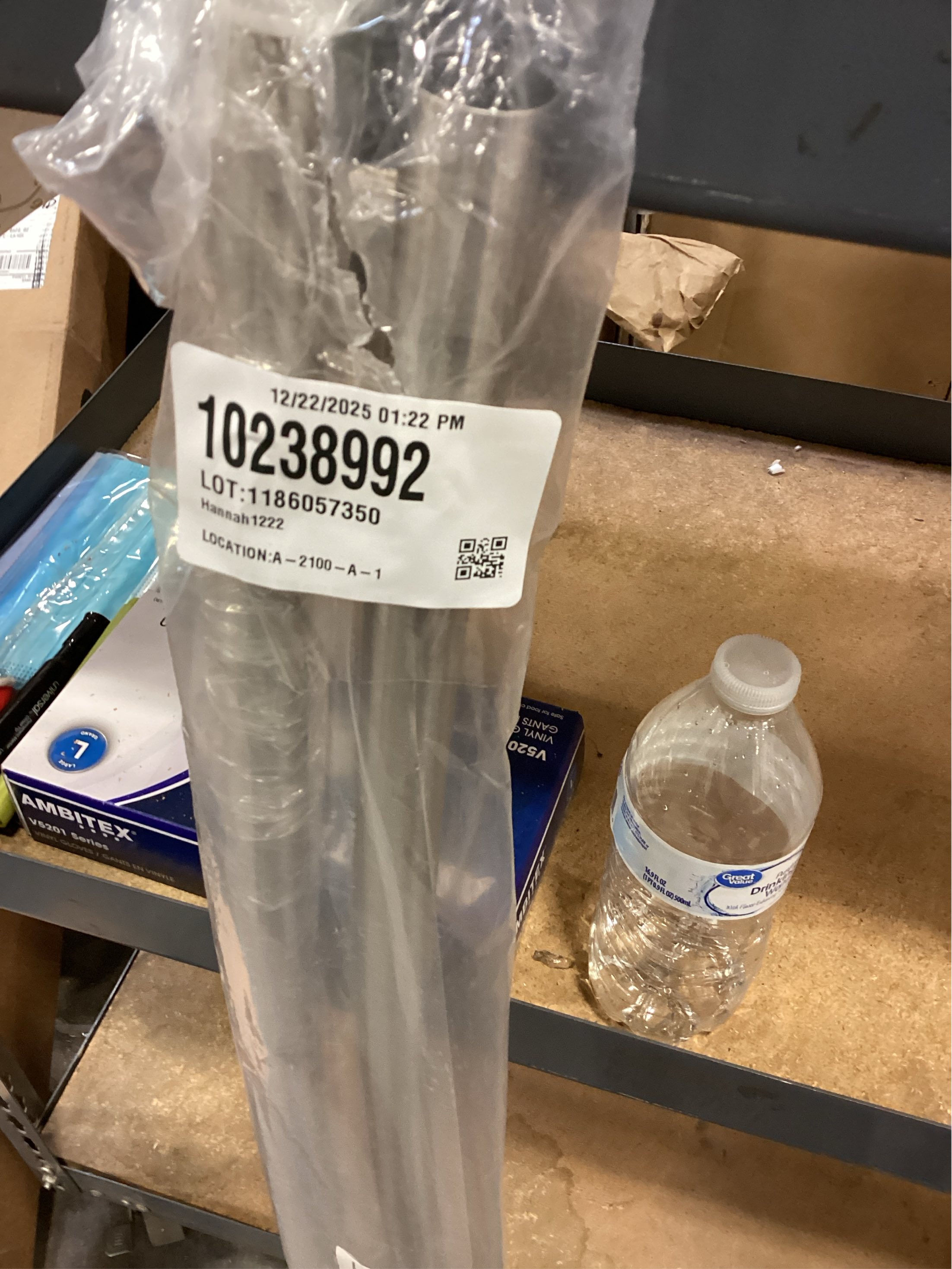 54 in. - 72 in. Adjustable Length Curved Shower Rod in Brushed Nickel