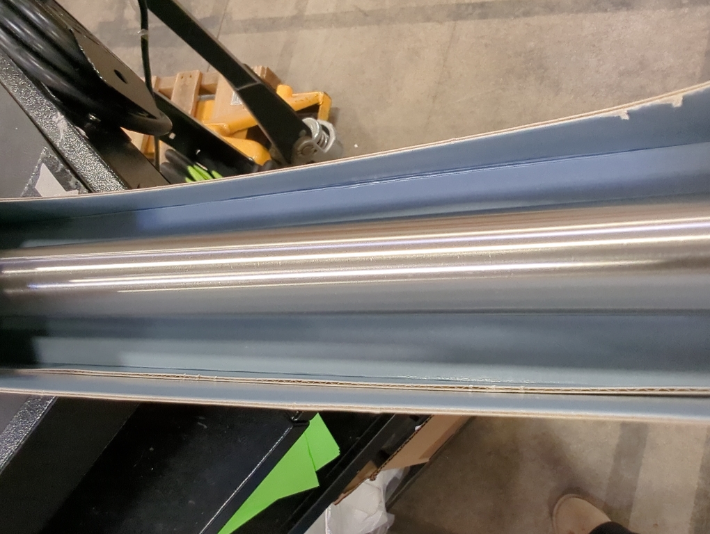 Moen 72-in Tension Mount Brushed Nickel Tension Single Straight Shower Rod