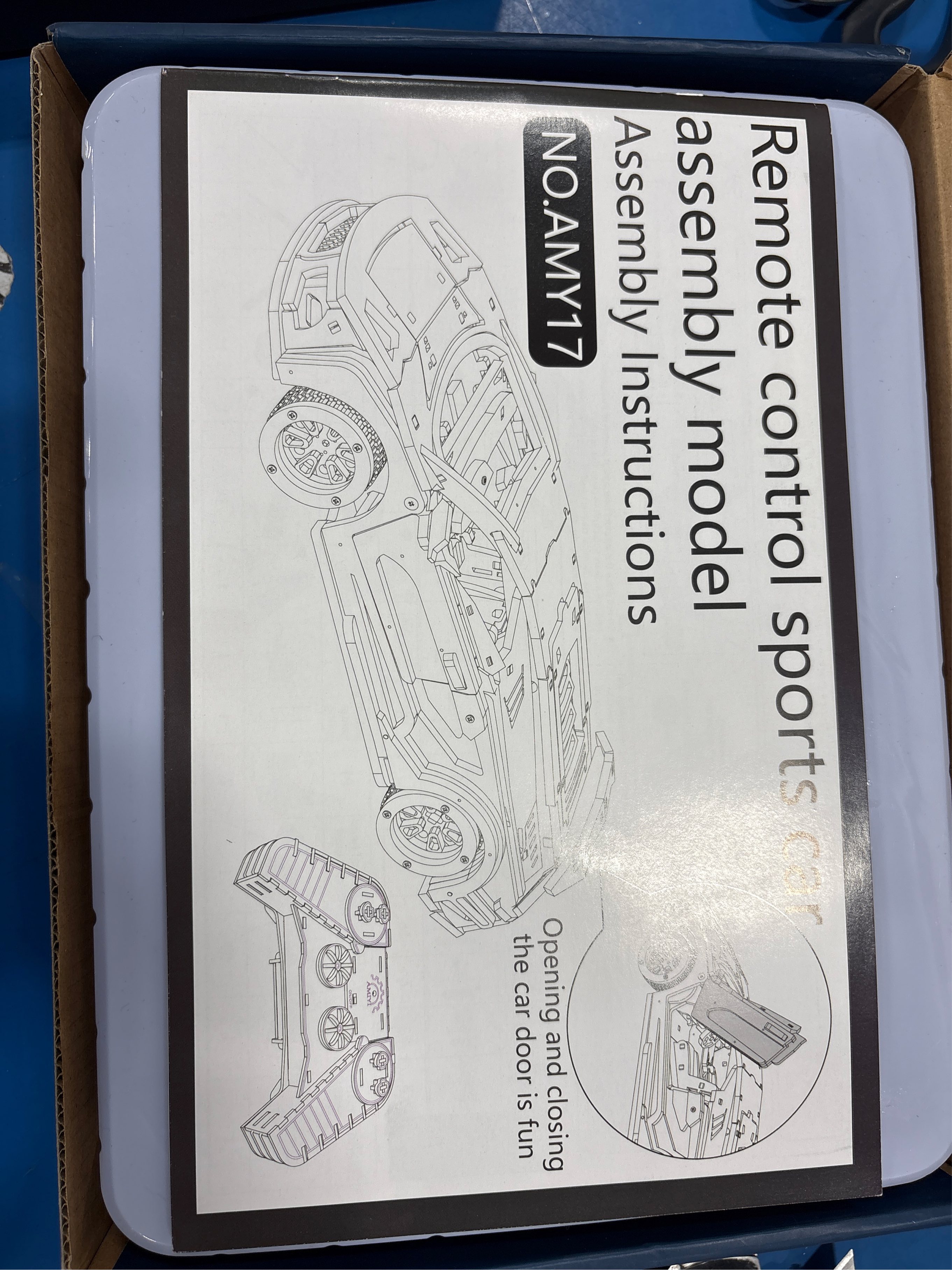 Wooden Puzzles for Adults, Wooden Sports Car Puzzle Model Car Building Kits Unique Gift for Kids, Friends (Sports Car)  (  maybe missing parts  but is look like everything is inside )