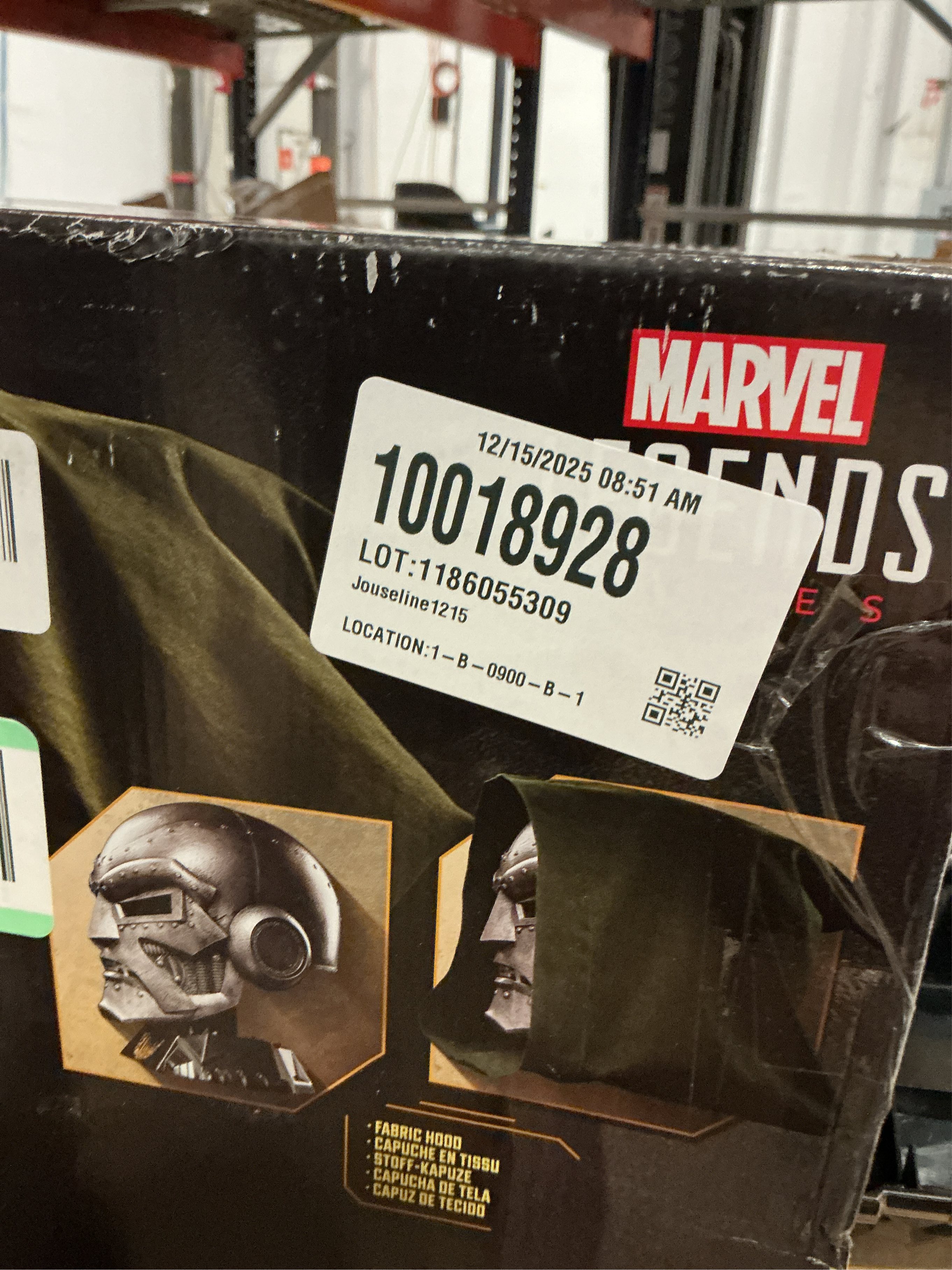 Marvel Legends Series Doctor Doom Premium Roleplay Helmet