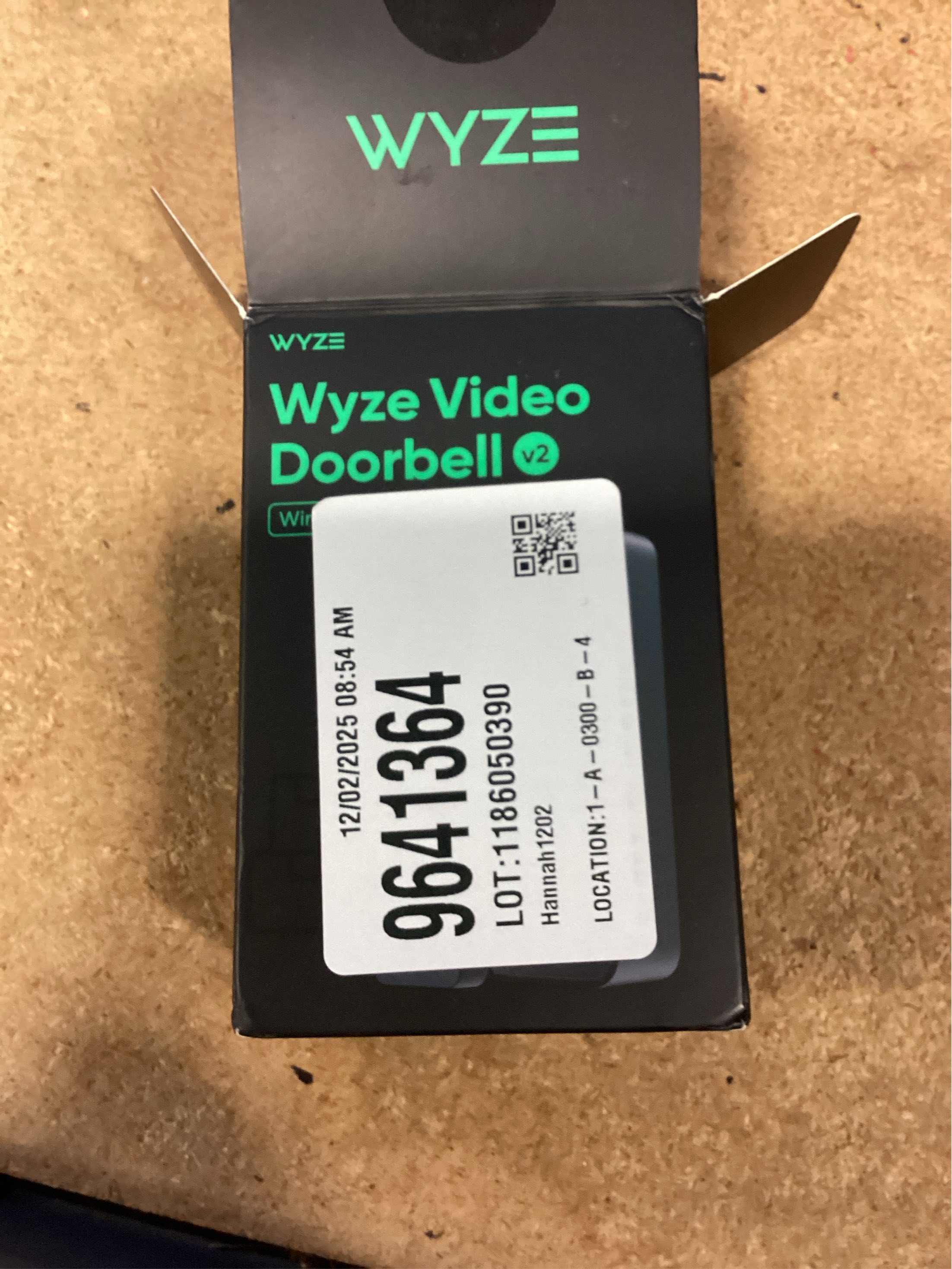 Wired Video Doorbell v2, 2K HD Video with Head-to-Toe view, 2-way Audio, Night Vision, Voice Assistants