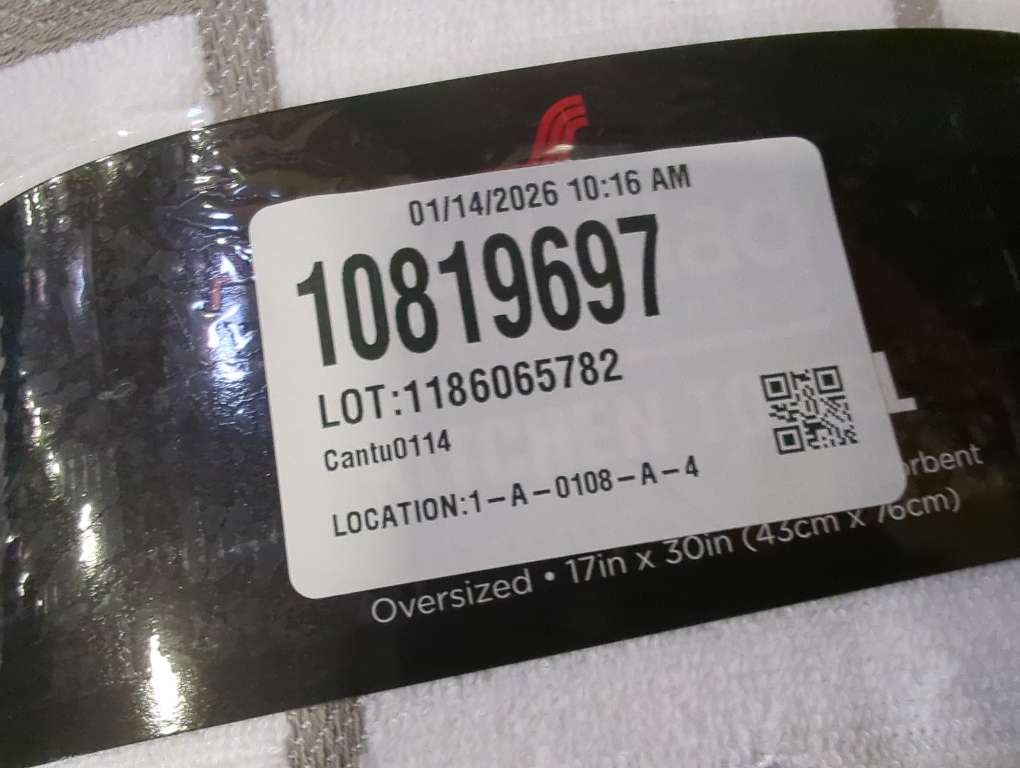 All-Clad Checked Kitchen Towel: Highly Absorbent, Super Soft Long Lasting - 100% Cotton, 17x30 Tea Towel for Cleaning & Drying Dishes, Pans, Glassware, or Countertops, (2 Pack), Titanium Gray