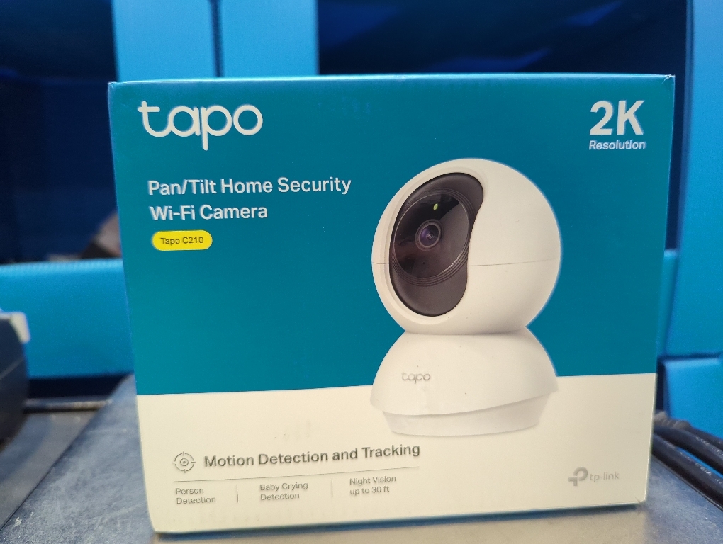 Tapo TP-Link 2K Pan/Tilt Security Camera for Baby Monitor, Dog Camera w/Motion Detection and Tracking, 2-Way Audio, Night Vision, Cloud &SD Card Storage, Works w/Alexa & Google Home C210