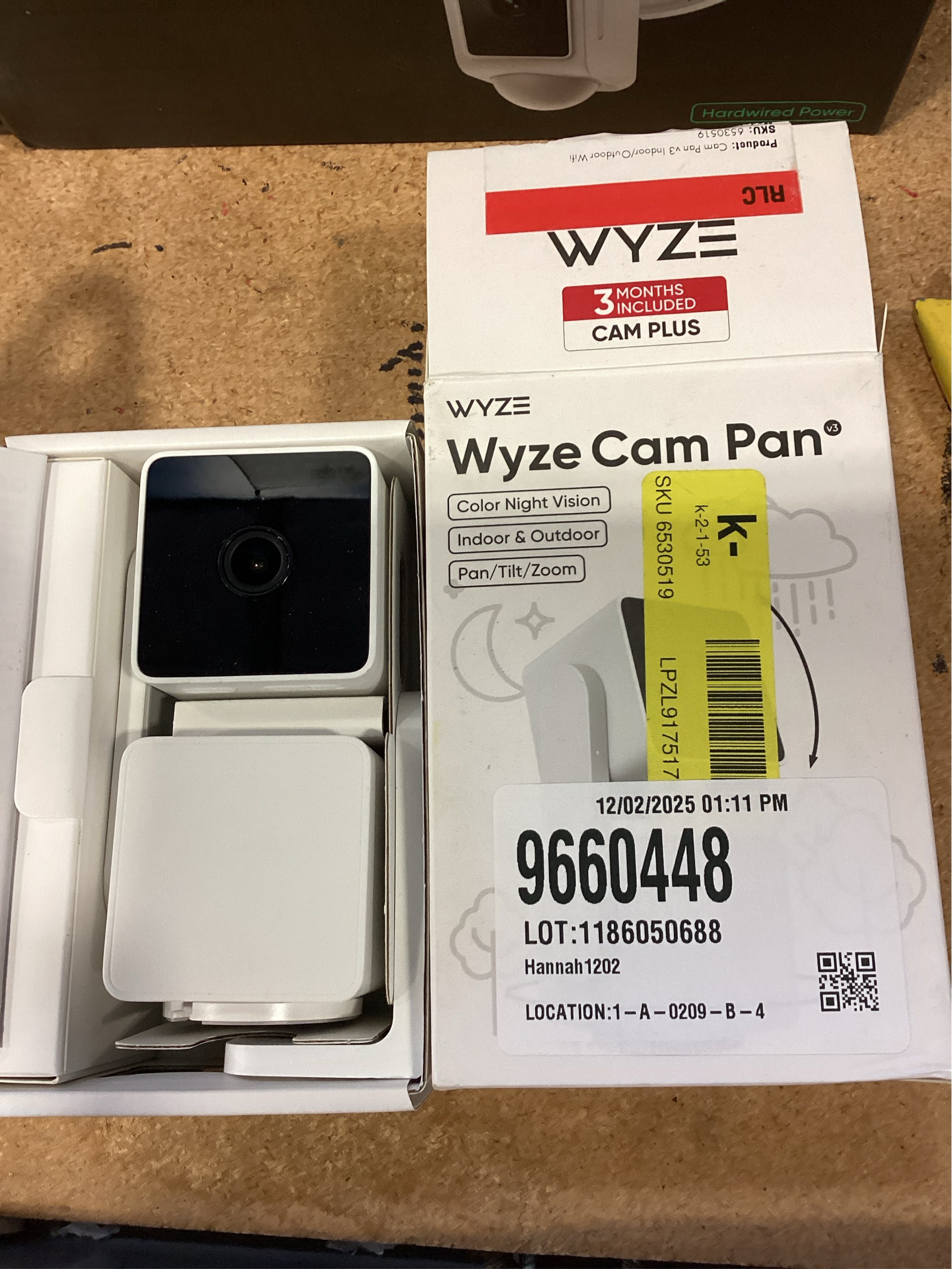 Wyze Pan v3 Wired Indoor/Outdoor 1080P HD Home Security Camera with Privacy Mode