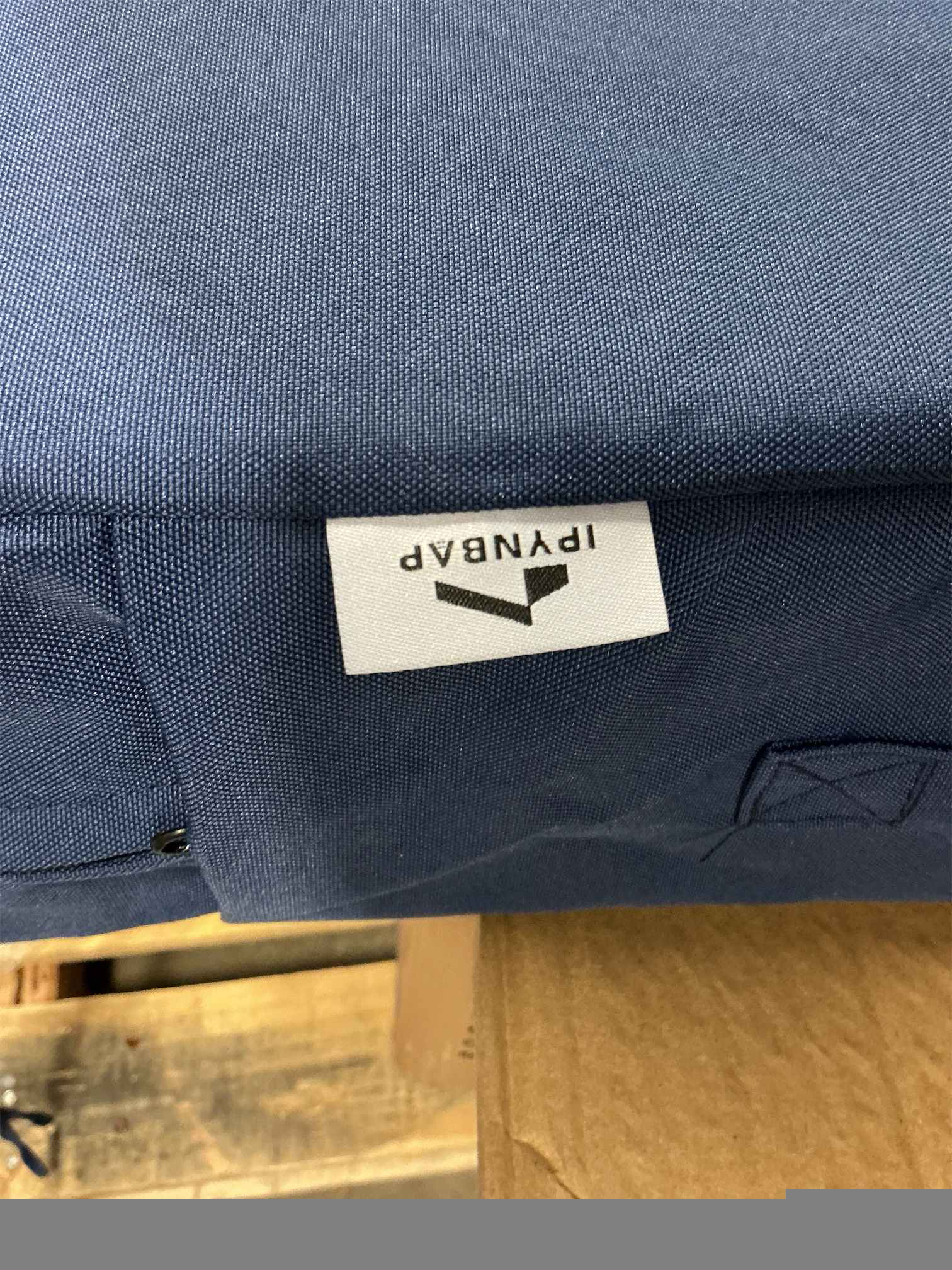 1 Outdoor Cushions, Outdoor Chair Cushions 24x24x4 Inch, Cushions for Outdoor Furniture with Removable Cover, Waterproof & Fade Resistant Outdoor Seat Cushions for Patio, Lawn, Navy Blue