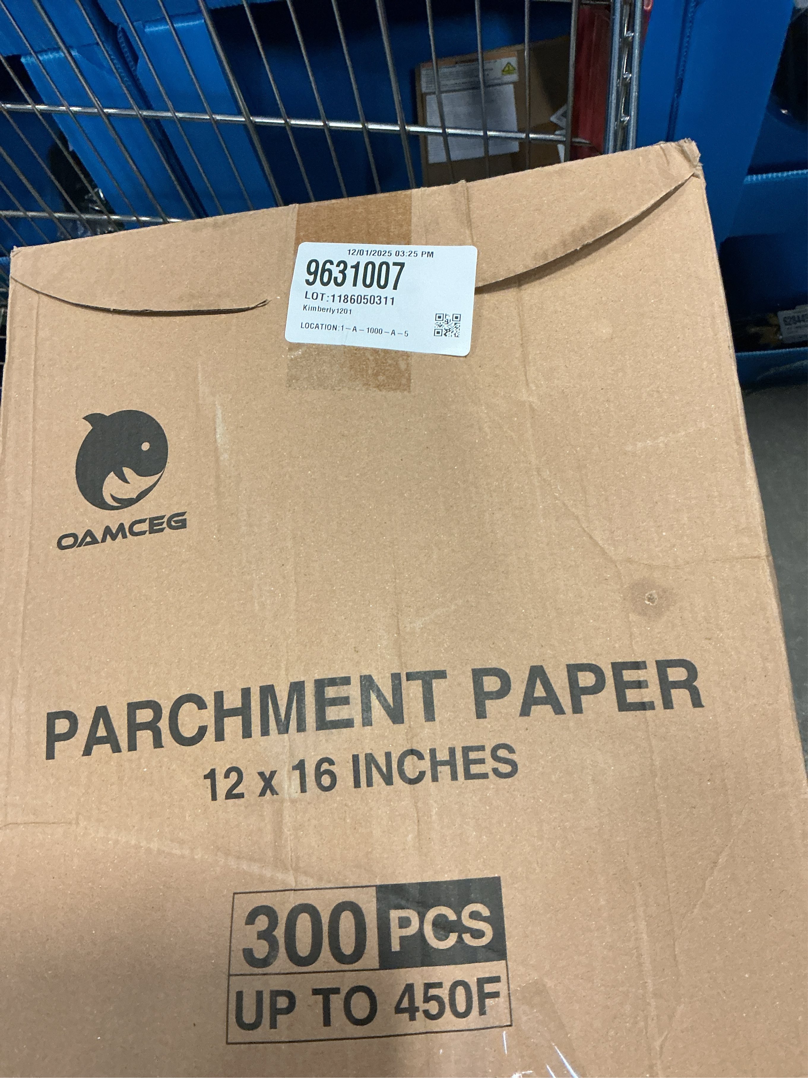 300 PCS Parchment Paper Sheets - OAMCEG 12x16 Inch No Chemical Non-Stick Unbleached Pre-Cut Parchment Paper with a Silicone Brush, for Baking Grilling Air Fryer Steaming Bread Cup Cake Cookie