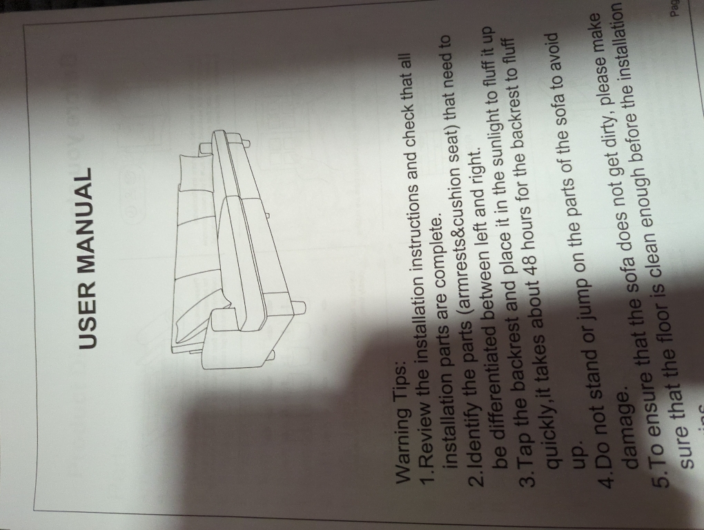 Gray 87Solid Wood Leg Corduroy 3-Person Sofa with 2 Pillows