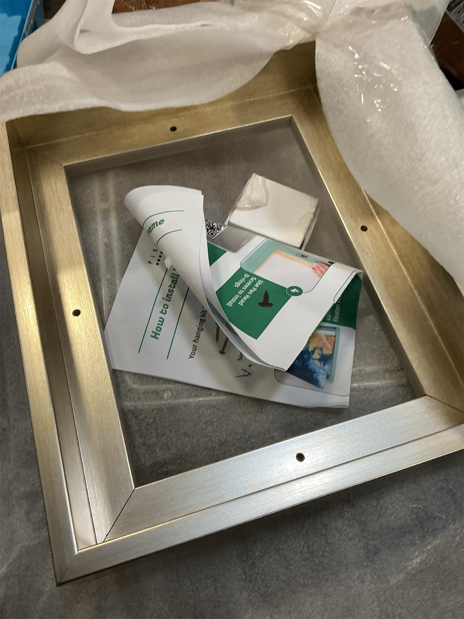 Pixy Canvas Floater Frame 8x10Deep Canvas Paintings/Canvas Prints/Wood Canvas Panels/Wall Art/Wall Decor/Home Decor/Artwork (Champagne, 8x 10inch, Square)