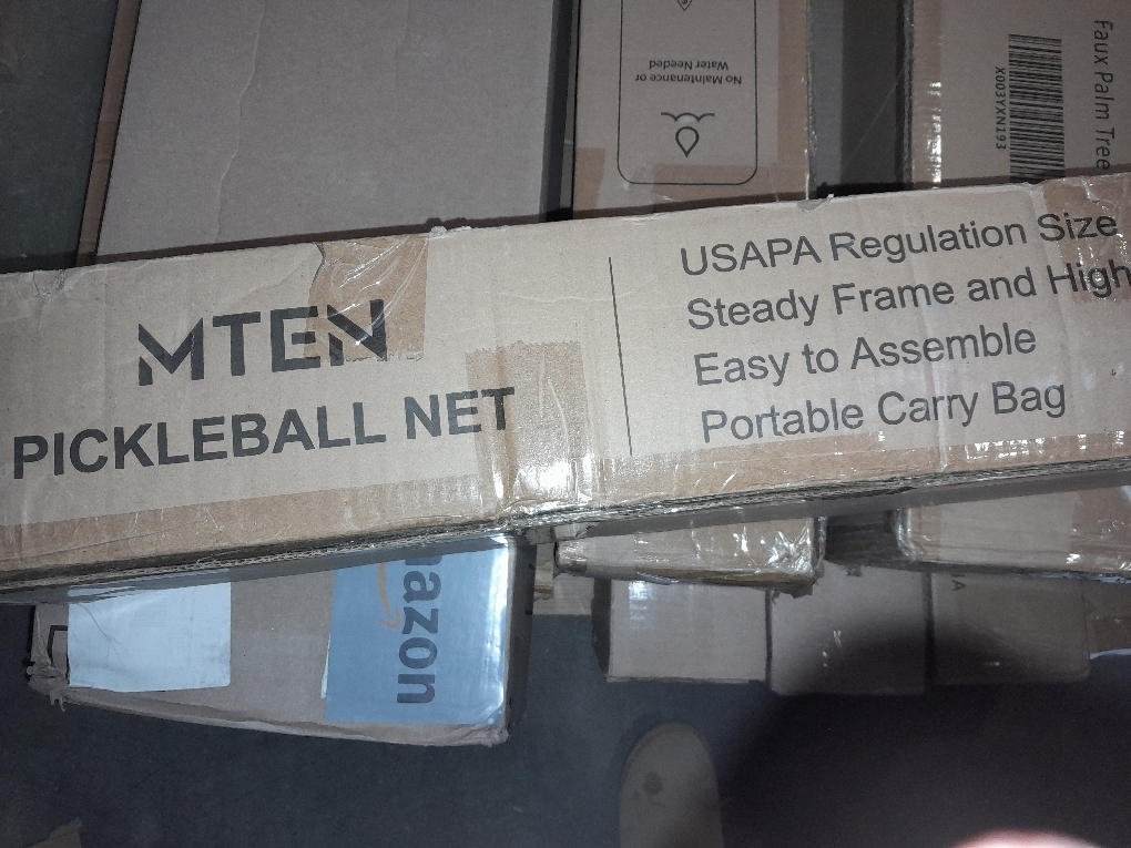 MTEN Pickleball Net, Portable Pickleball Net for Driveway, 22 FT USAPA Regulation Size, Steady Metal Frame, with Carrying Bag for Backyards, Driveways, Outdoor Indoor