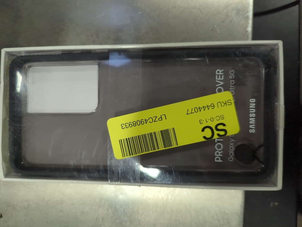 Samsung Galaxy S21 Ultra Case, Clear Protective Cover - Black (US Version )