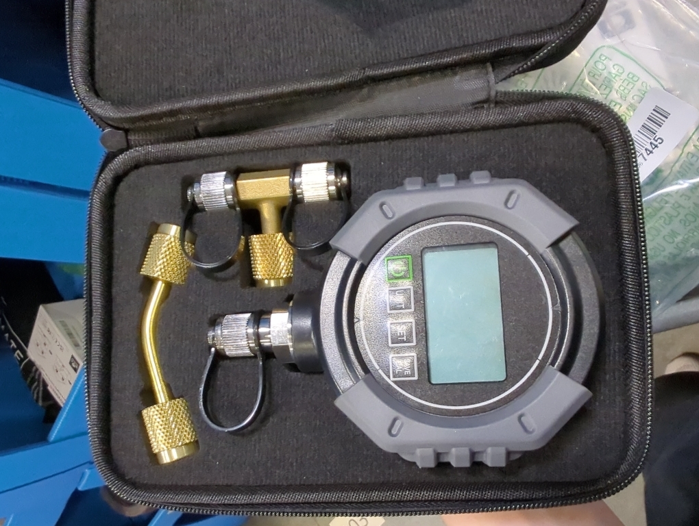 Pro HVAC Micron Vacuum Gauge, Digital AC Micron Gauge 0-75000 Microns