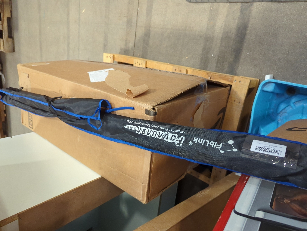 Fiblink Saltwater Offshore Trolling Rod, 1/2 Piece Big Game Conventional Boat Fishing Pole (5’, 5’6”, 6’)