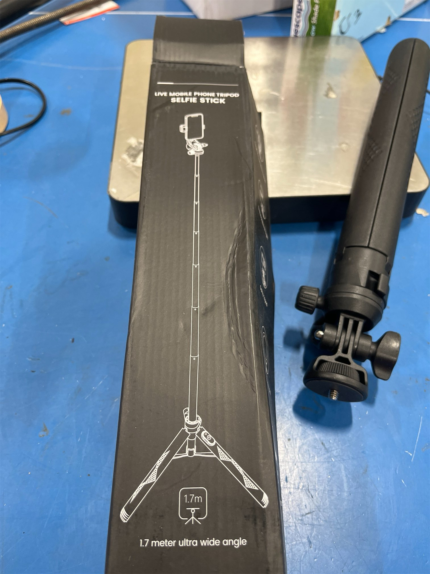 71 Phone Tripod & Selfie Stick, All in One Extendable Cell Phone Tripod with Wireless Remote, Tripods Stand for iPhone & Travel Selfie Stick 360° Rotation Compatible with iPhone Android, Camera