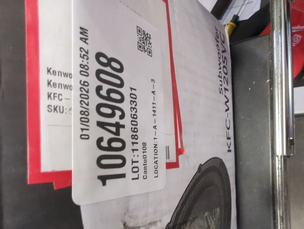 Kenwood - Road Series 12 Single-Voice-Coil 4-Ohm Subwoofer - Black