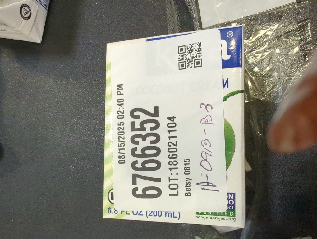 Kara Uht Natural Coconut Cream, 6.8 Fl Oz