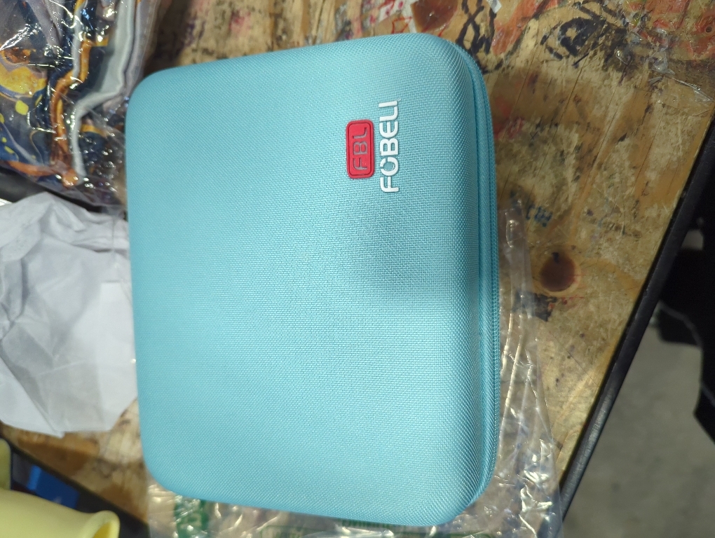 FBLFOBELI Hard Case for MARKLIFE P50 / Phomemo M110 Label Maker Machine with Tape Barcode Label Printer (Blue, Case Only)