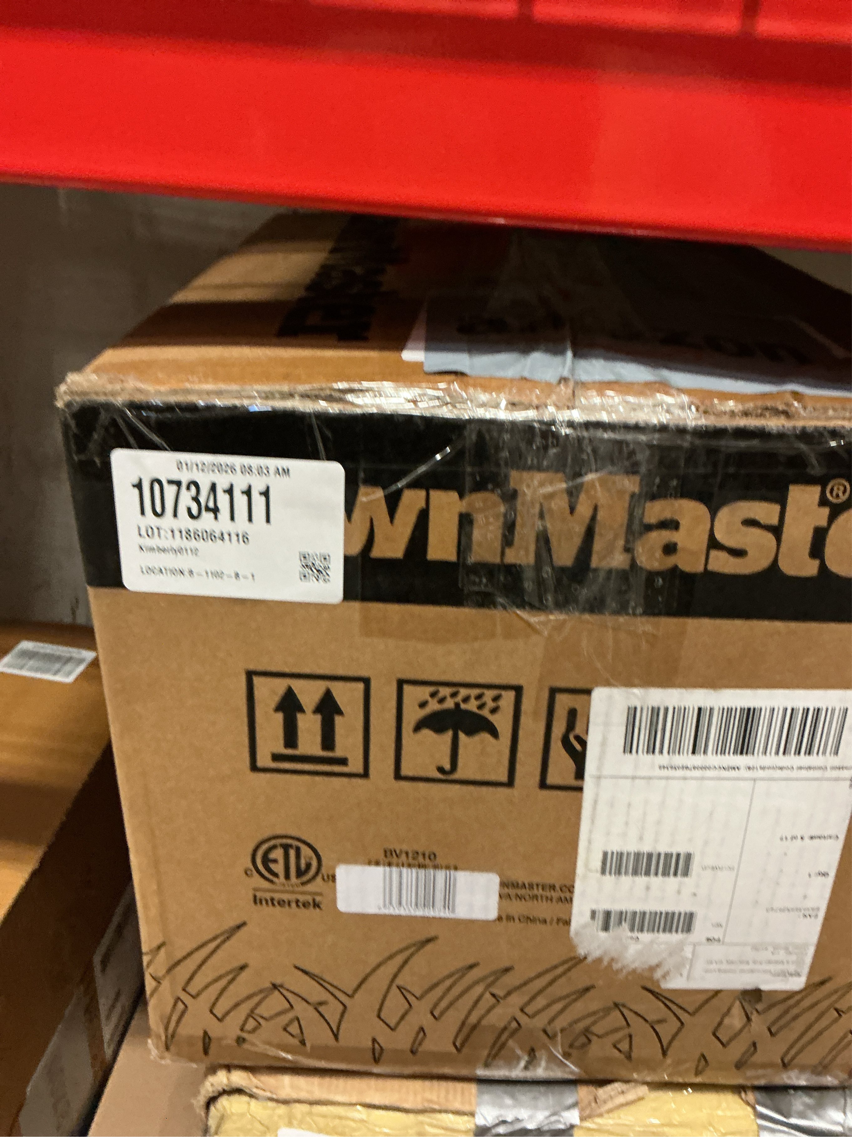 LawnMaster BV1210 Electric Blower Vacuum Mulcher 12 Amp 2-Speed Adjustment with Metal Impeller 240 MPH 380 CFM 16:1 Mulch Ratio with Collection Bag