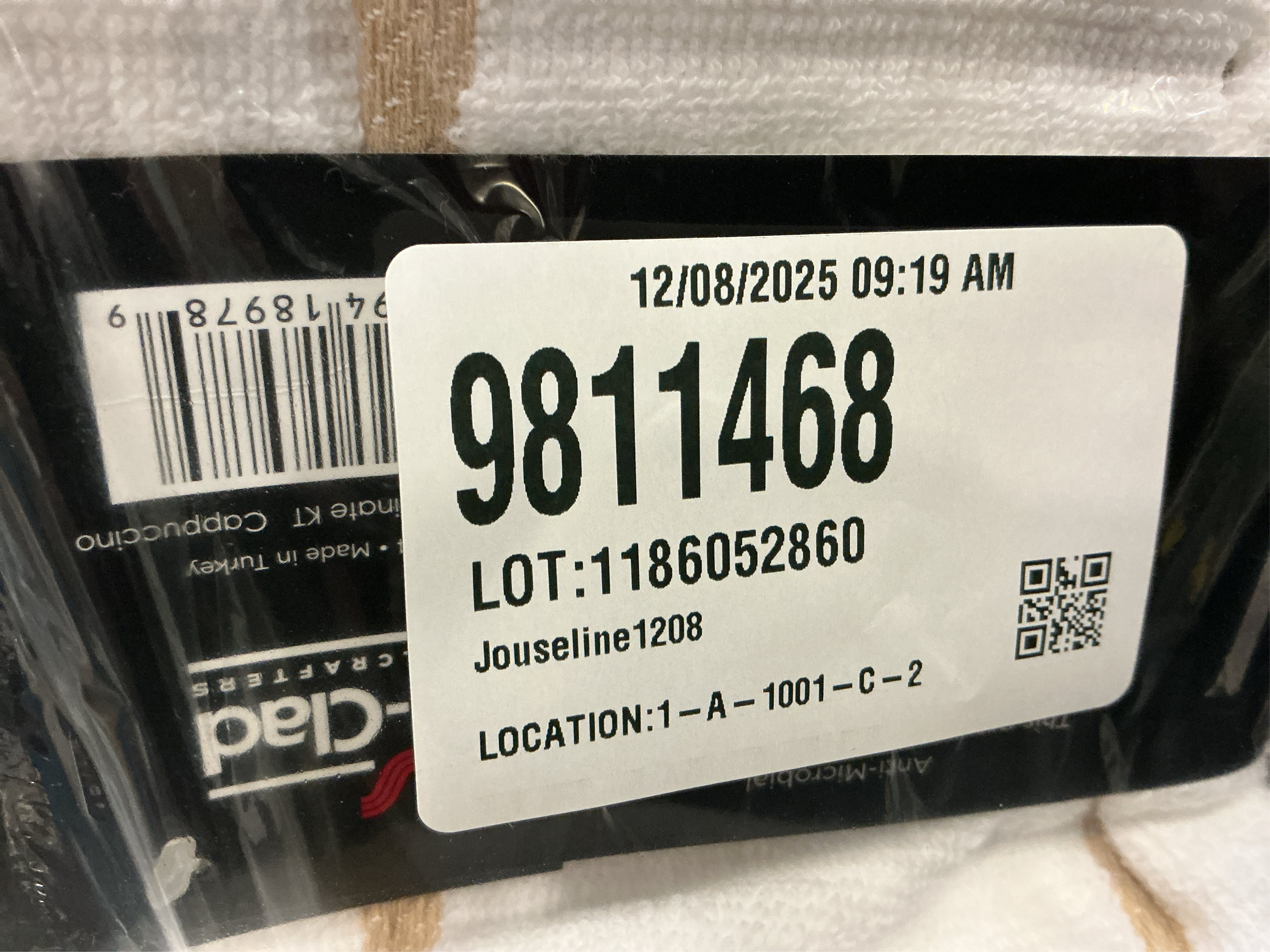 3 Packs All-Clad Checked Kitchen Towel: Highly Absorbent, Super Soft Long Lasting - 100% Cotton, 17x30 Tea Towel for Cleaning & Drying Dishes, Pans, Glassware, or Countertops, (1-Pack), Cappuccino