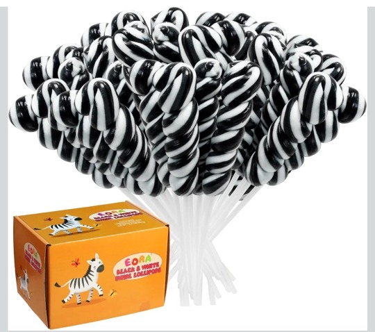 Well Spring Nutrition black and white swirl & twisty lollipop ?