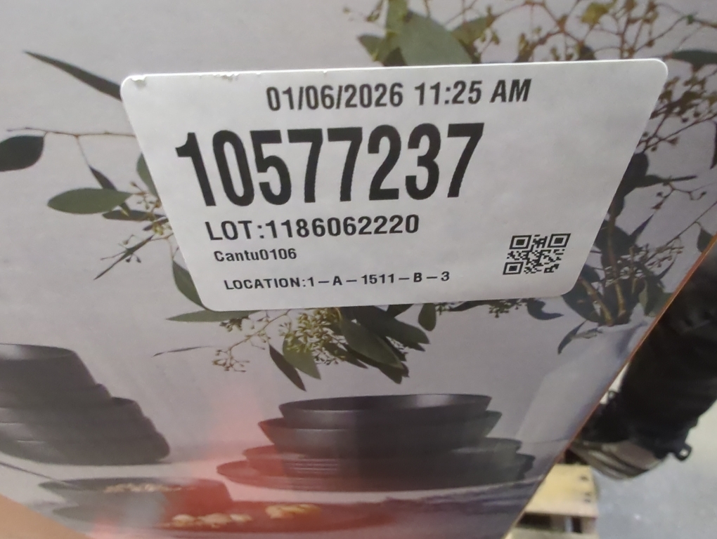 Our Table Landon 16-Piece Dinnerware Set in Pepper